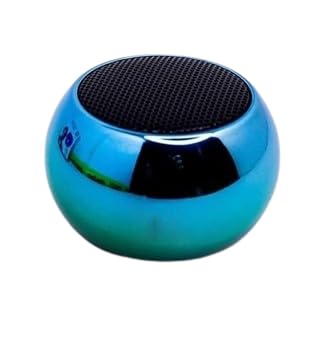 SS Enterprises Wireless Portable Mini Boost 3D Metal Bluetooth Speaker (Blue & Black)