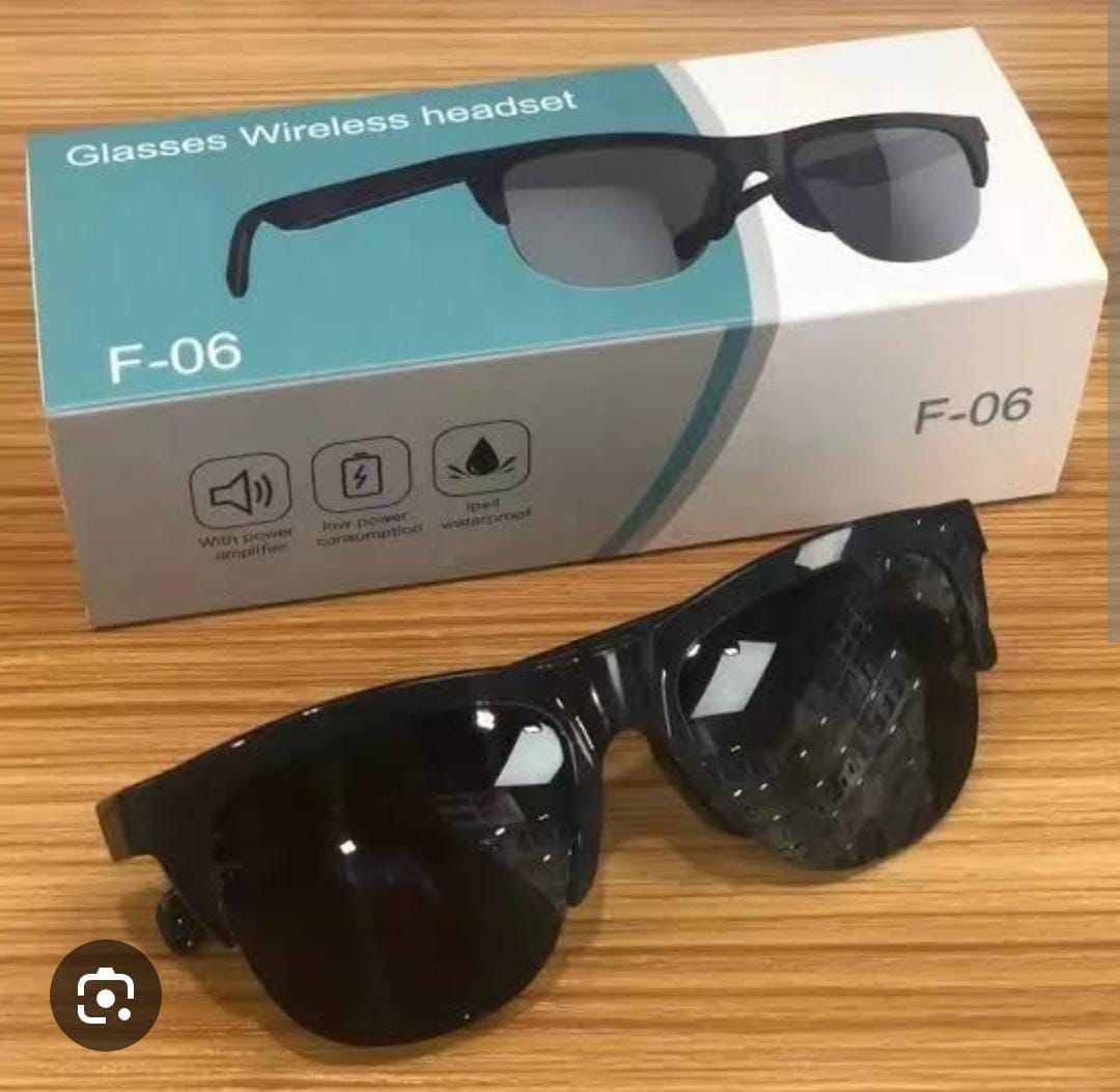 F06 Smart Wireless Bluetooth Sunglasses Headset with Microphone Multi Functional Music Listening Call Cycling Sports Headset