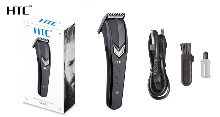 HTC AT-527 Adjustable Electric Hair Clipper Facial Hair Cutting Leg and Arm Hair Trimmer