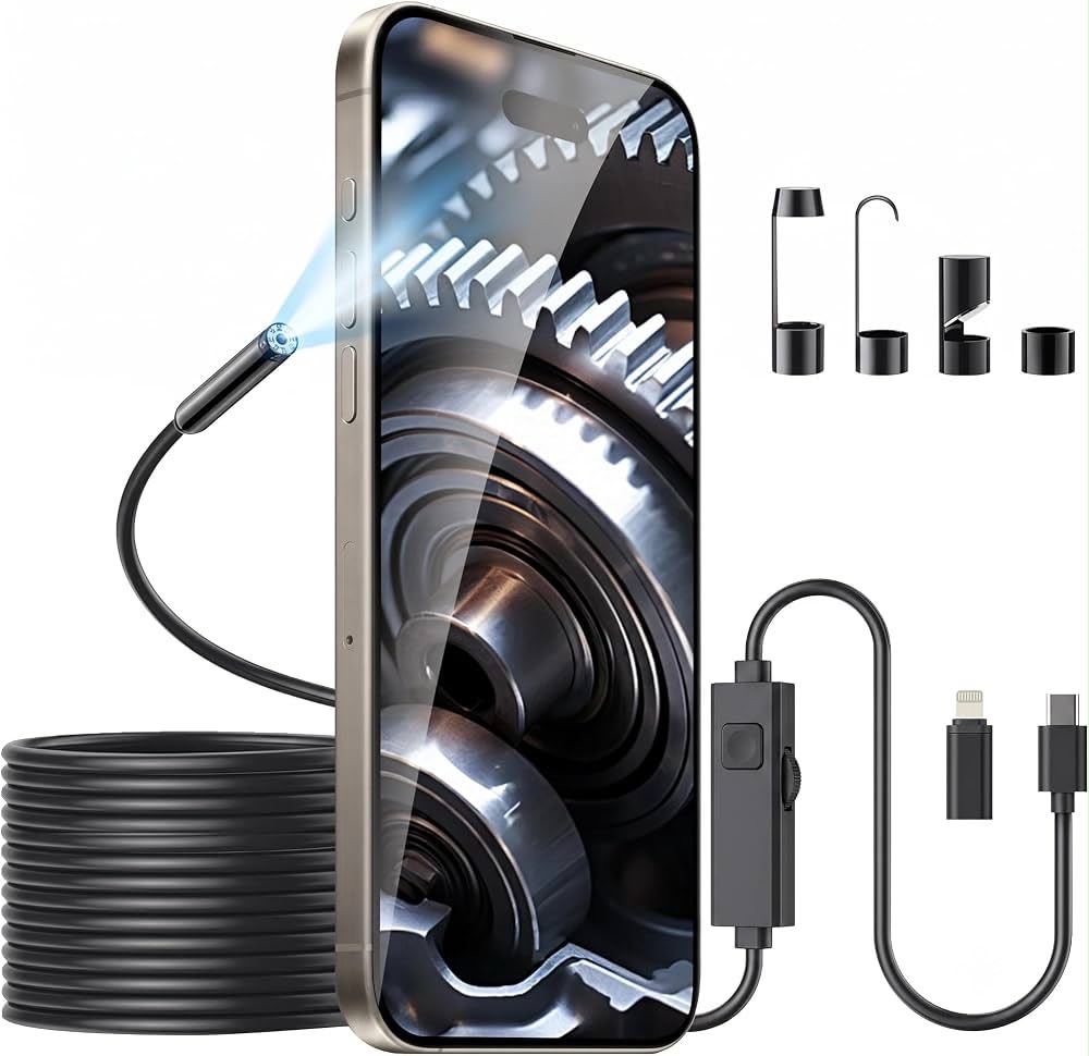Flexible LED Inspection Camera – See Inside Hard-to-Reach Areas