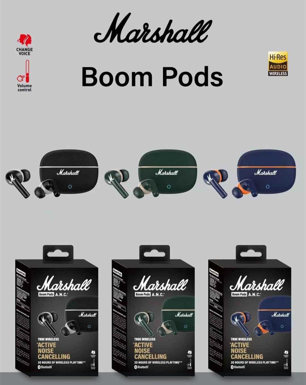 Marshall Minor IV Wireless In-Ear Earbuds - Black (MINOR IV TWS BLK)